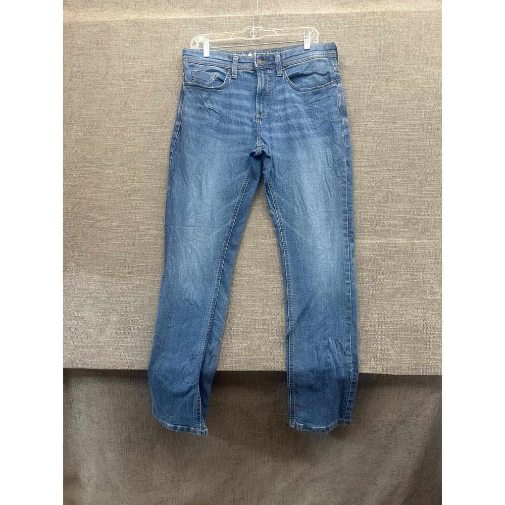 Vintage Buffalo David Bitton Jeans Mens 32x32 Blue Denim Slim Straight Stretch